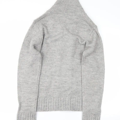 Ambrose & Jackson Mens Grey   Full Zip Jumper Size M