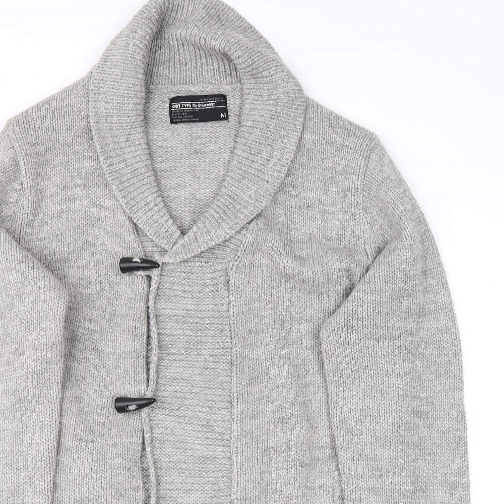 Ambrose & Jackson Mens Grey   Full Zip Jumper Size M