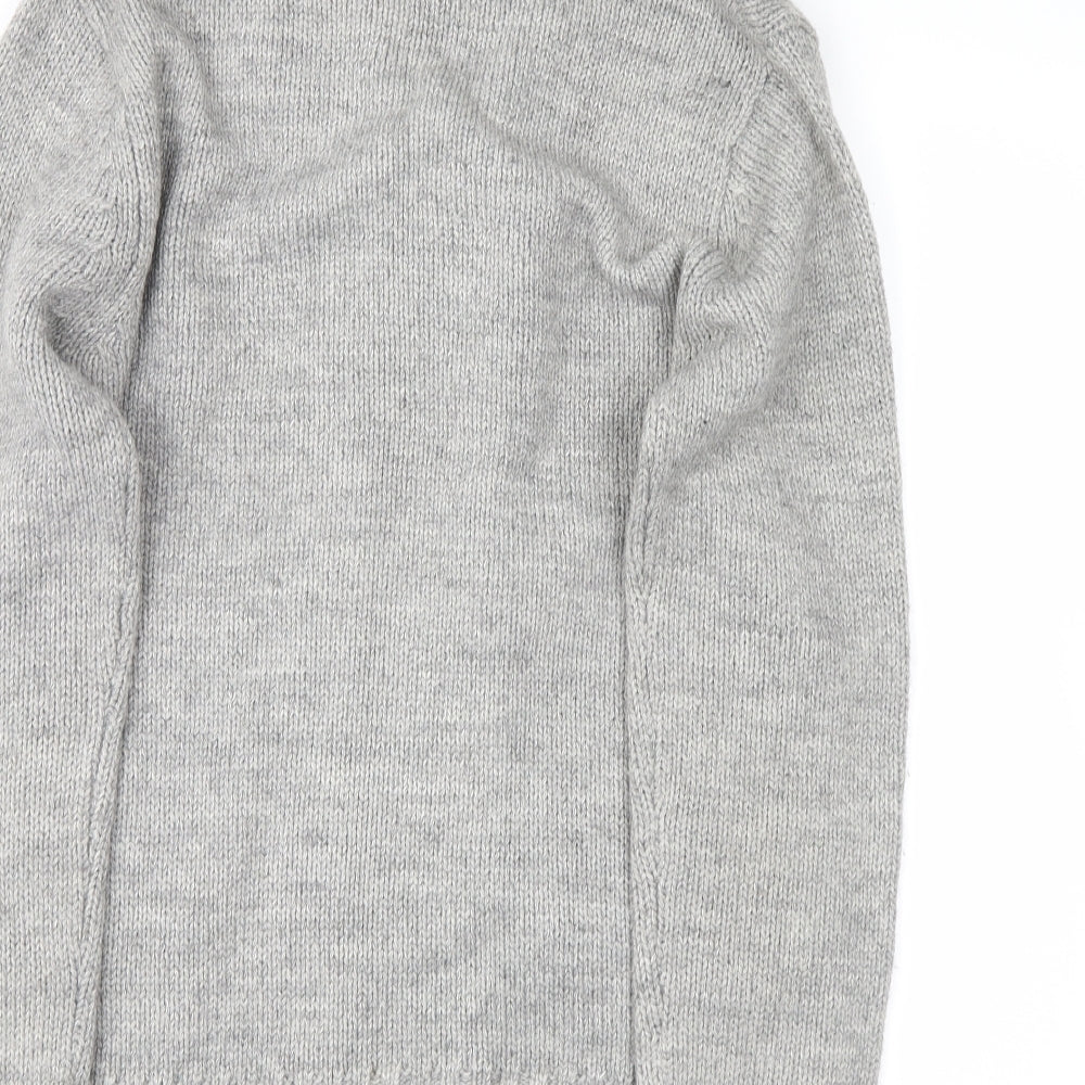 Ambrose & Jackson Mens Grey   Full Zip Jumper Size M