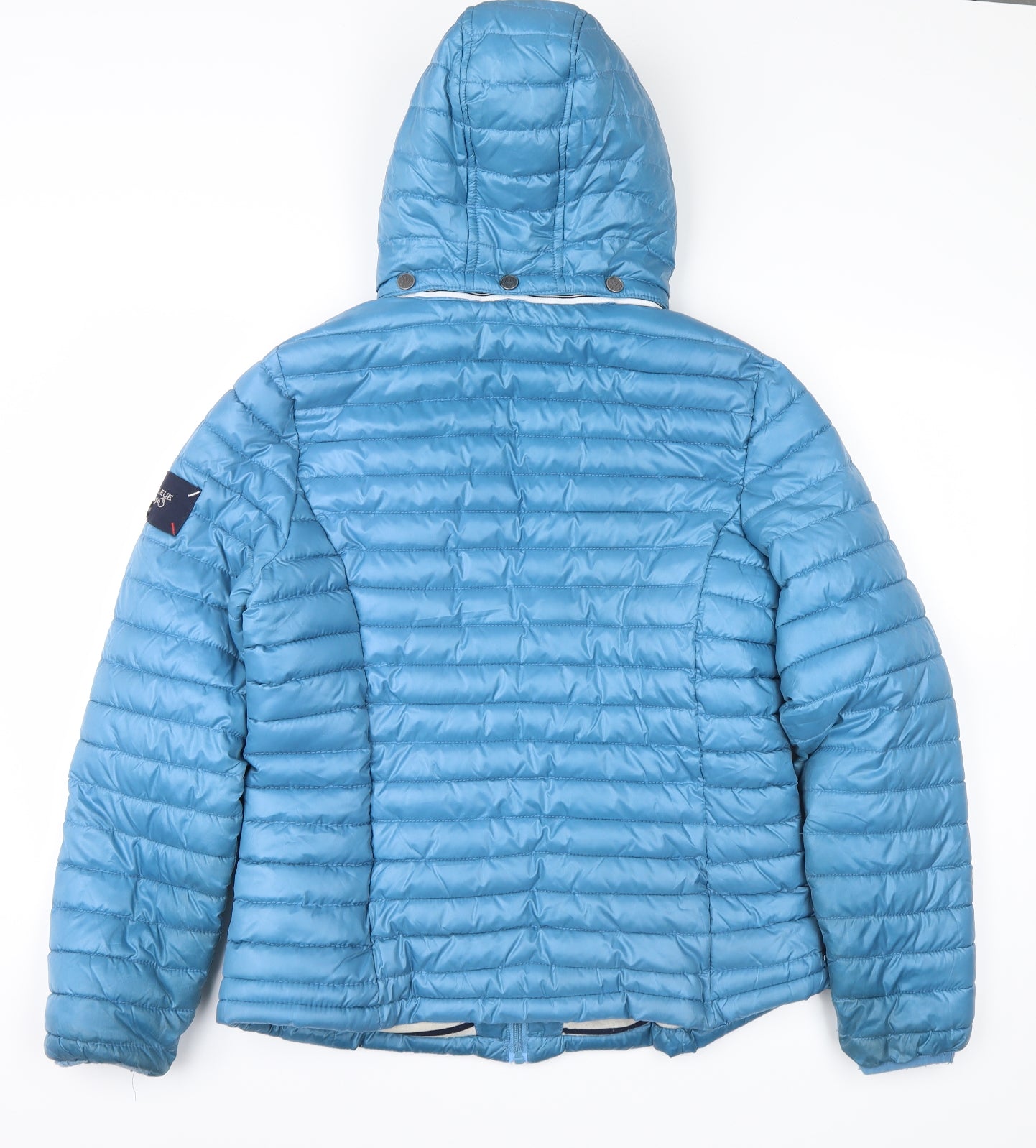 voile bleue Womens Blue   Puffer Jacket Jacket Size L