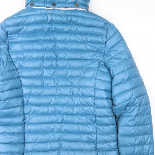 voile bleue Womens Blue   Puffer Jacket Jacket Size L