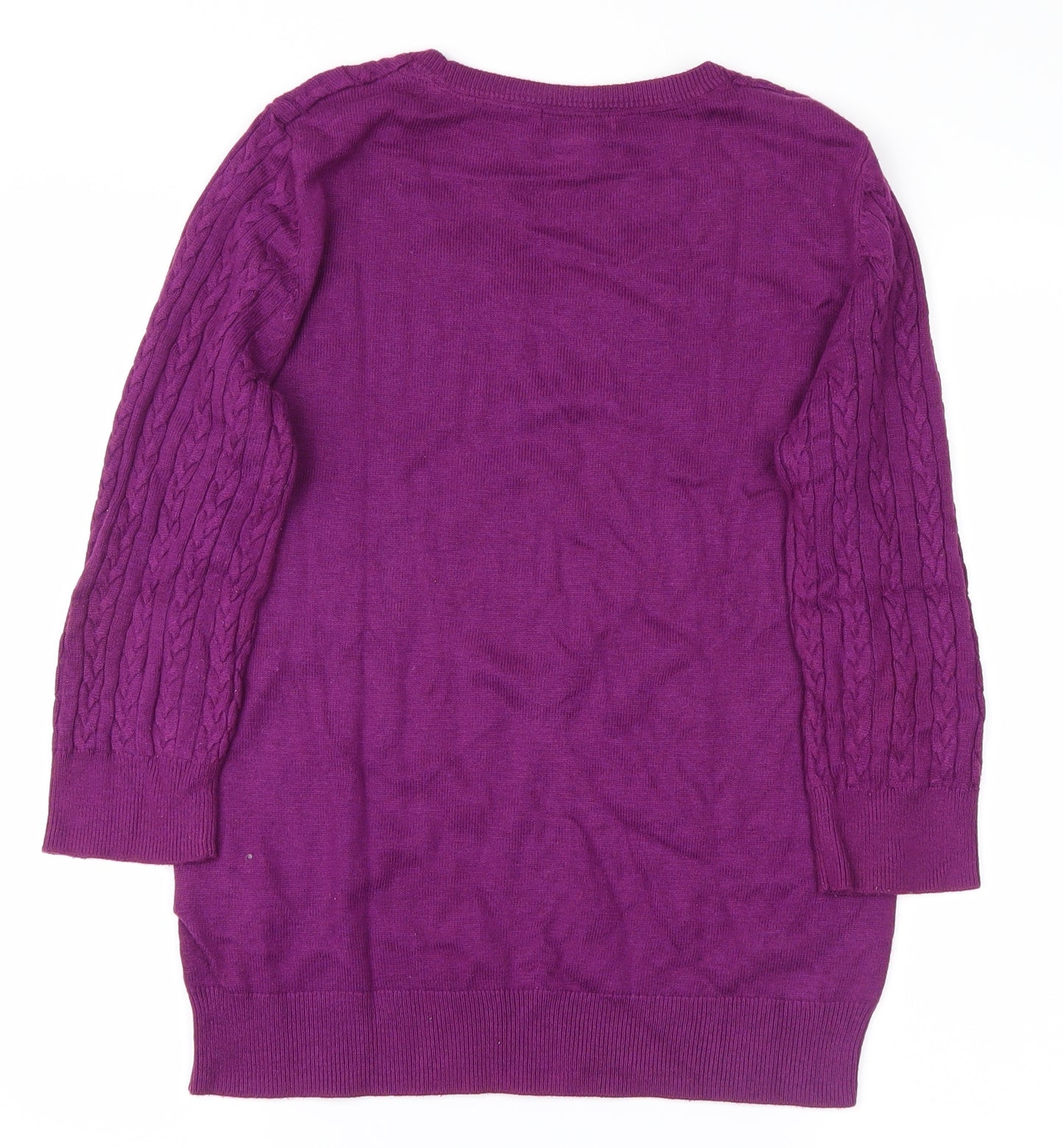H&M Womens Purple   Pullover Jumper Size M