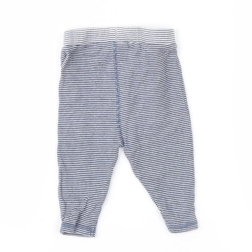 NEXT  Blue Striped  Sweatpants Leggings Size 3-6 Months