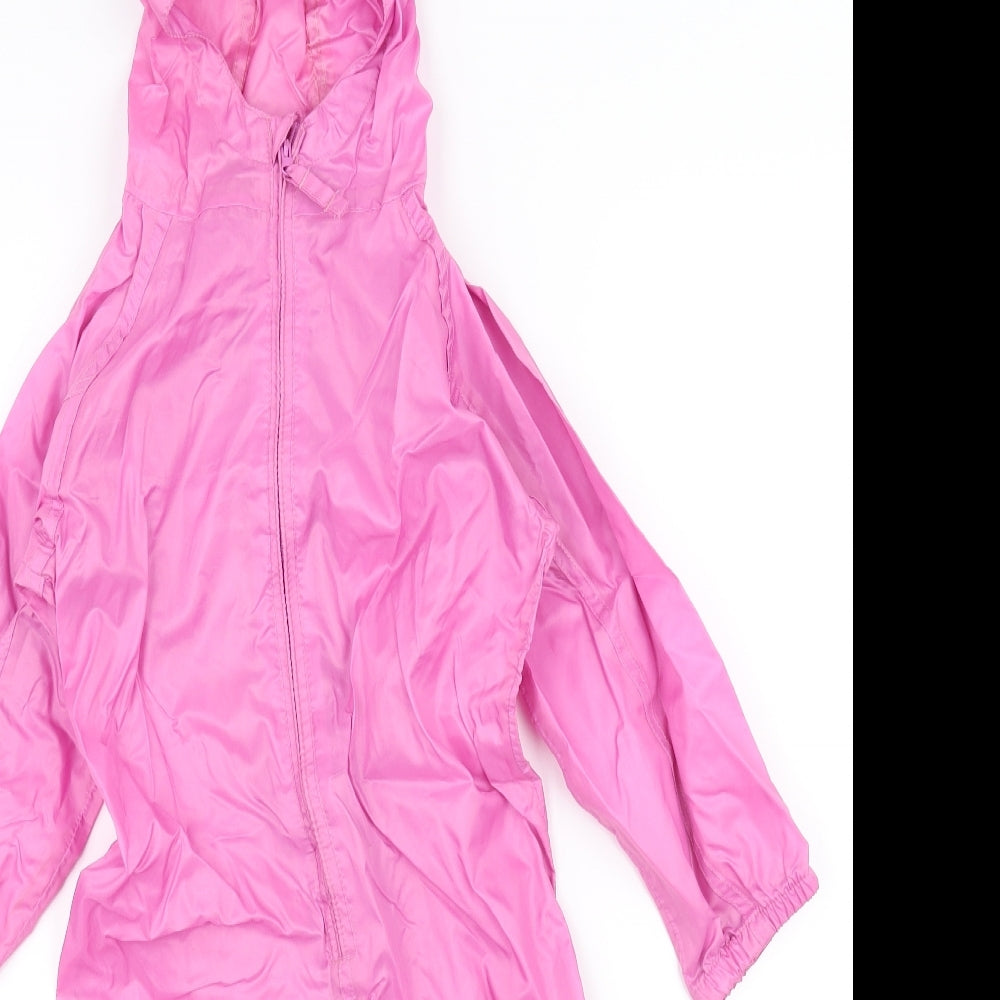 suit in a sack Girls Pink   Rain Coat Snowsuit Size 4 Years  - windproof suit