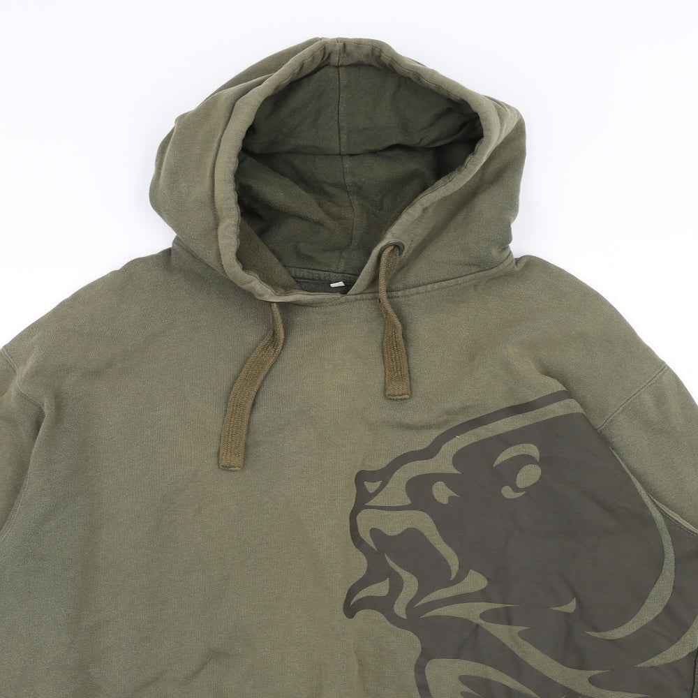 nash tackle Mens Green   Pullover Hoodie Size XL