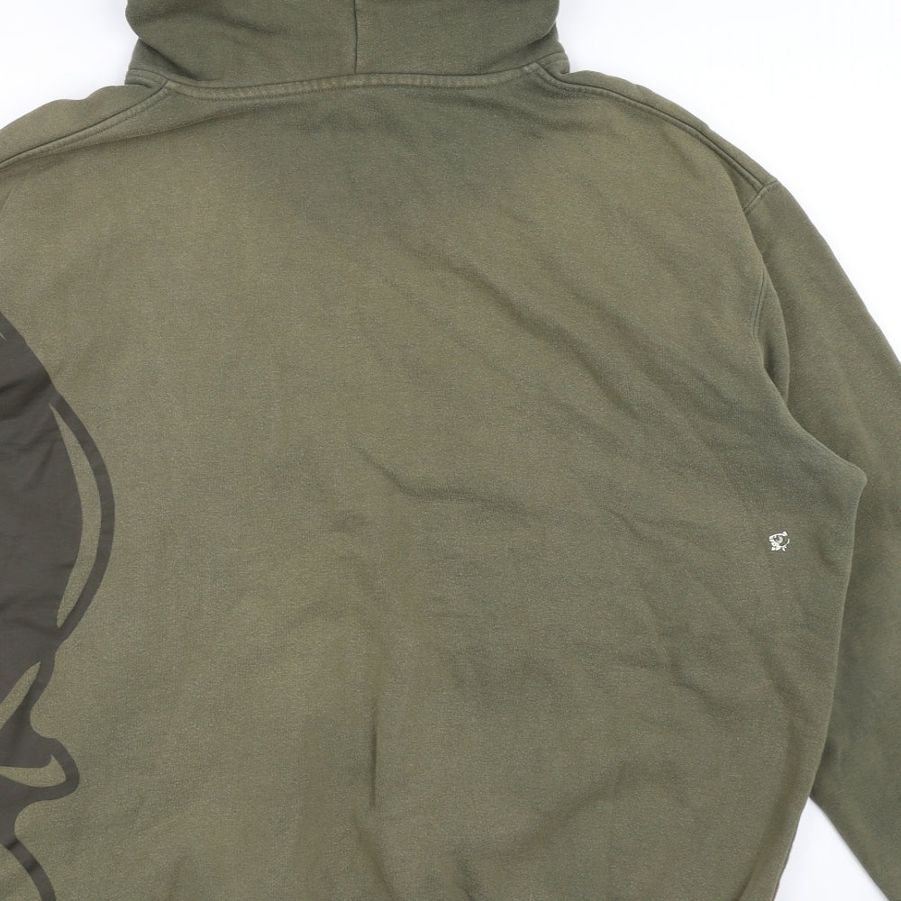 nash tackle Mens Green   Pullover Hoodie Size XL