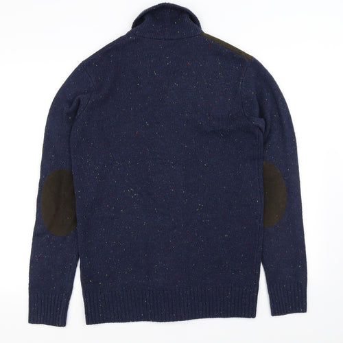 Cedar Wood State Mens Blue   Cardigan Jumper Size S