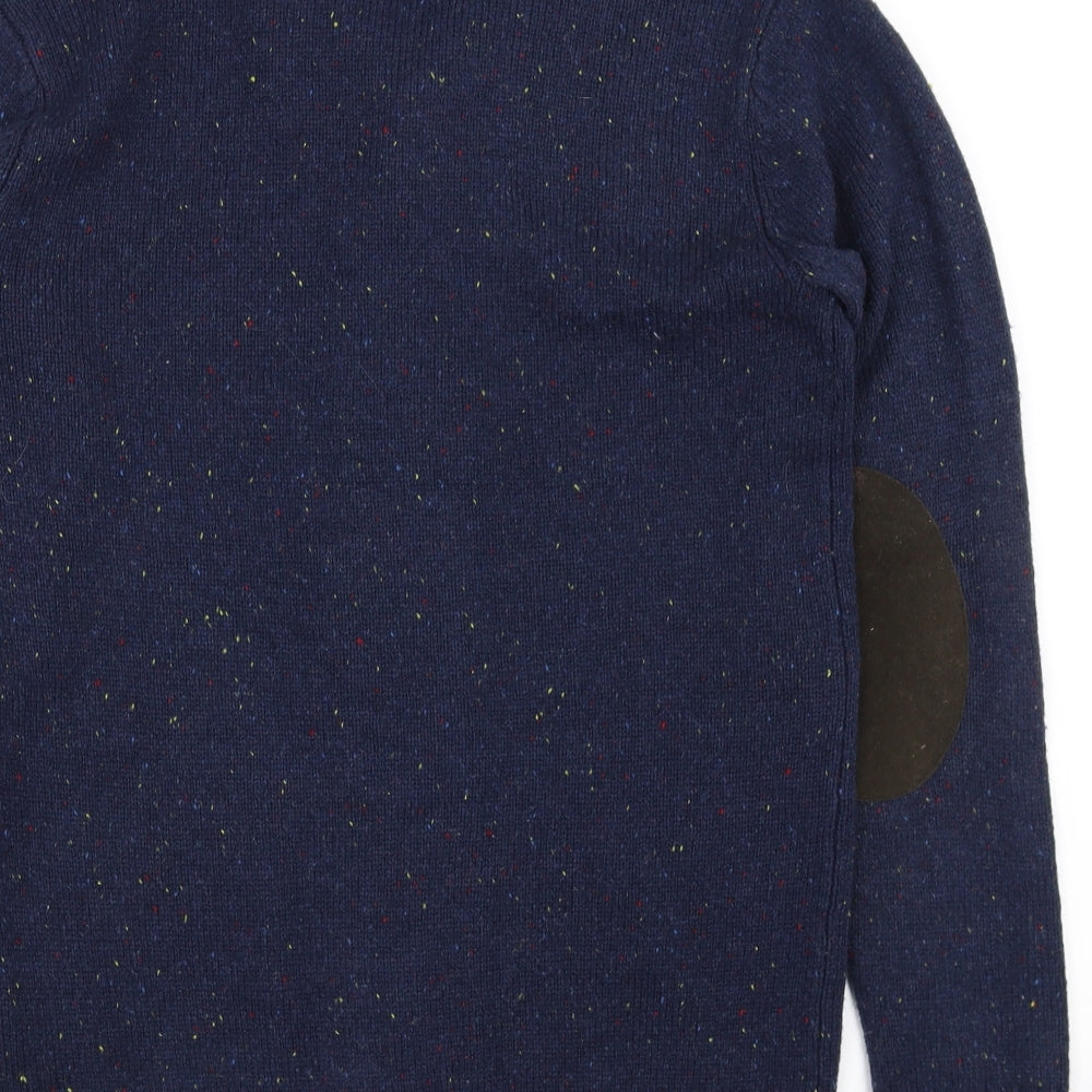 Cedar Wood State Mens Blue   Cardigan Jumper Size S