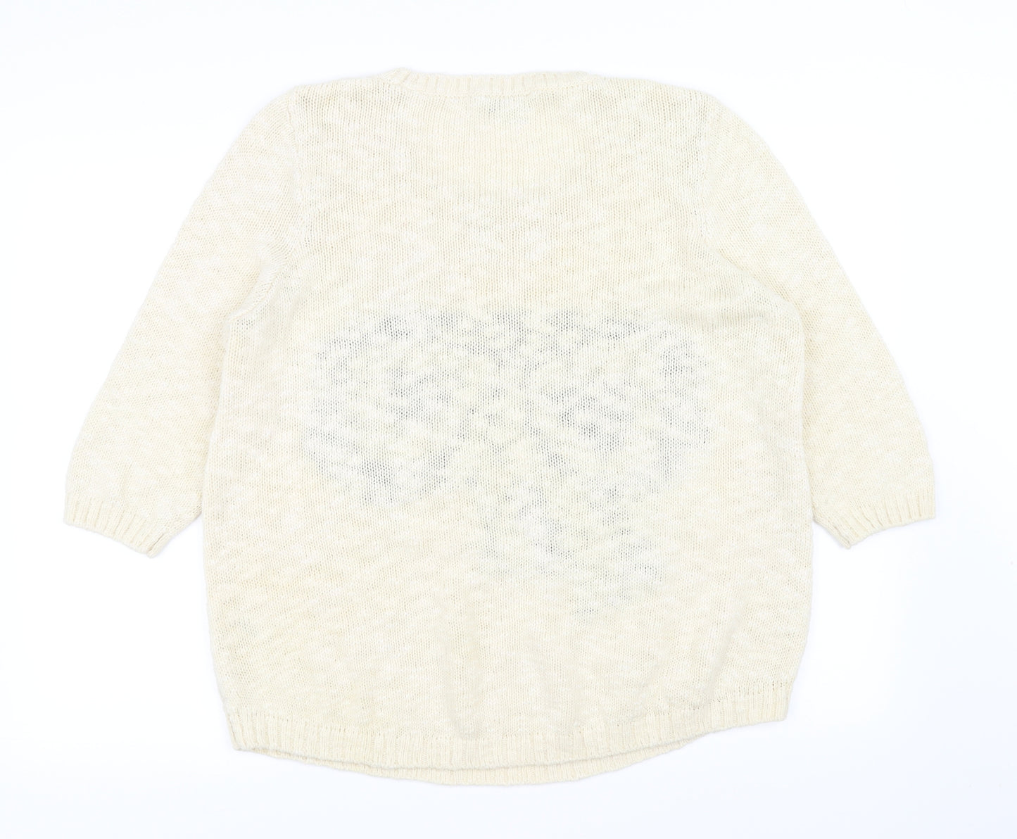 BHS Womens Beige   Pullover Jumper Size 14