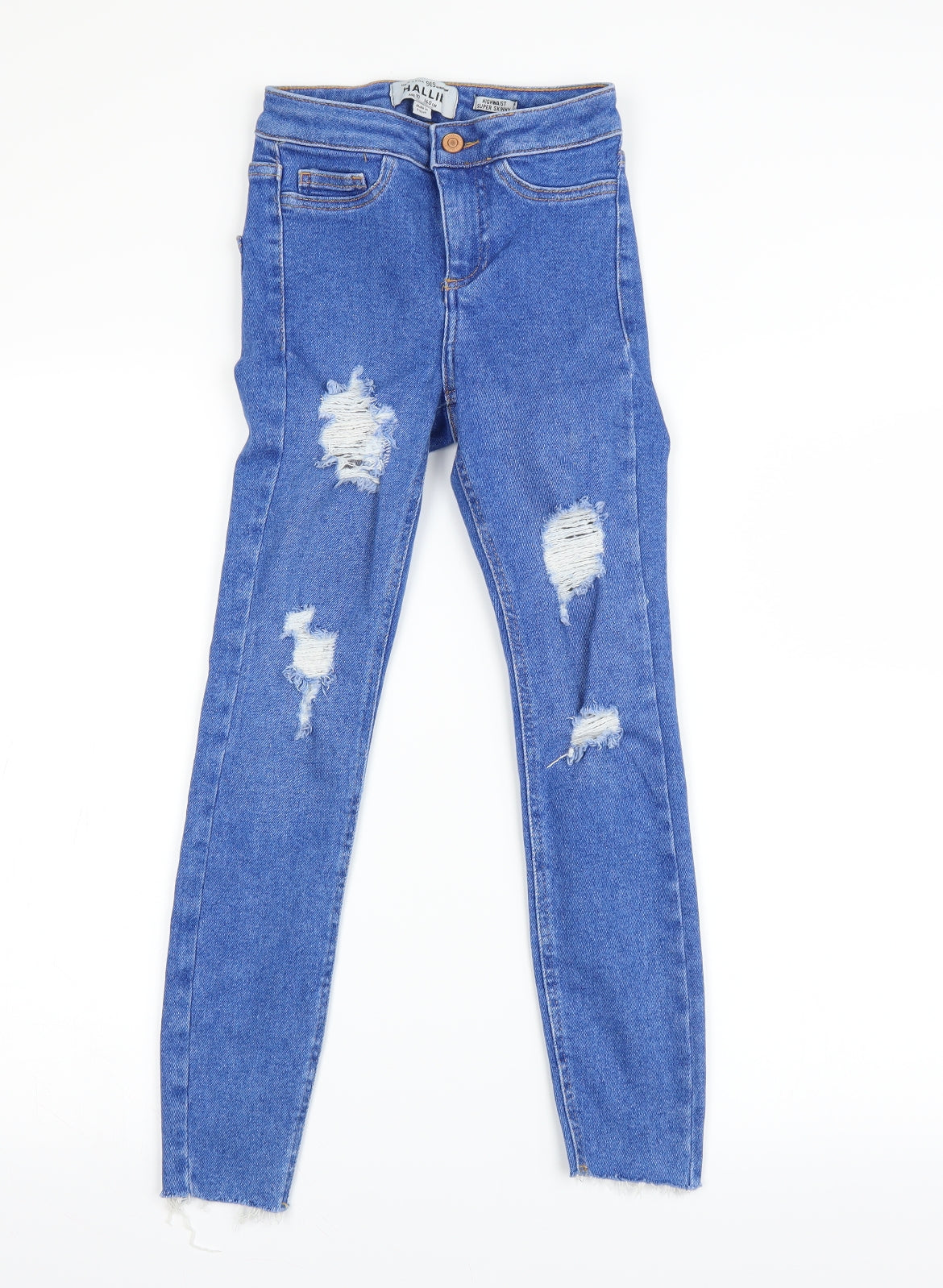 HALLIE Girls Blue   Straight Jeans Size 10 Years