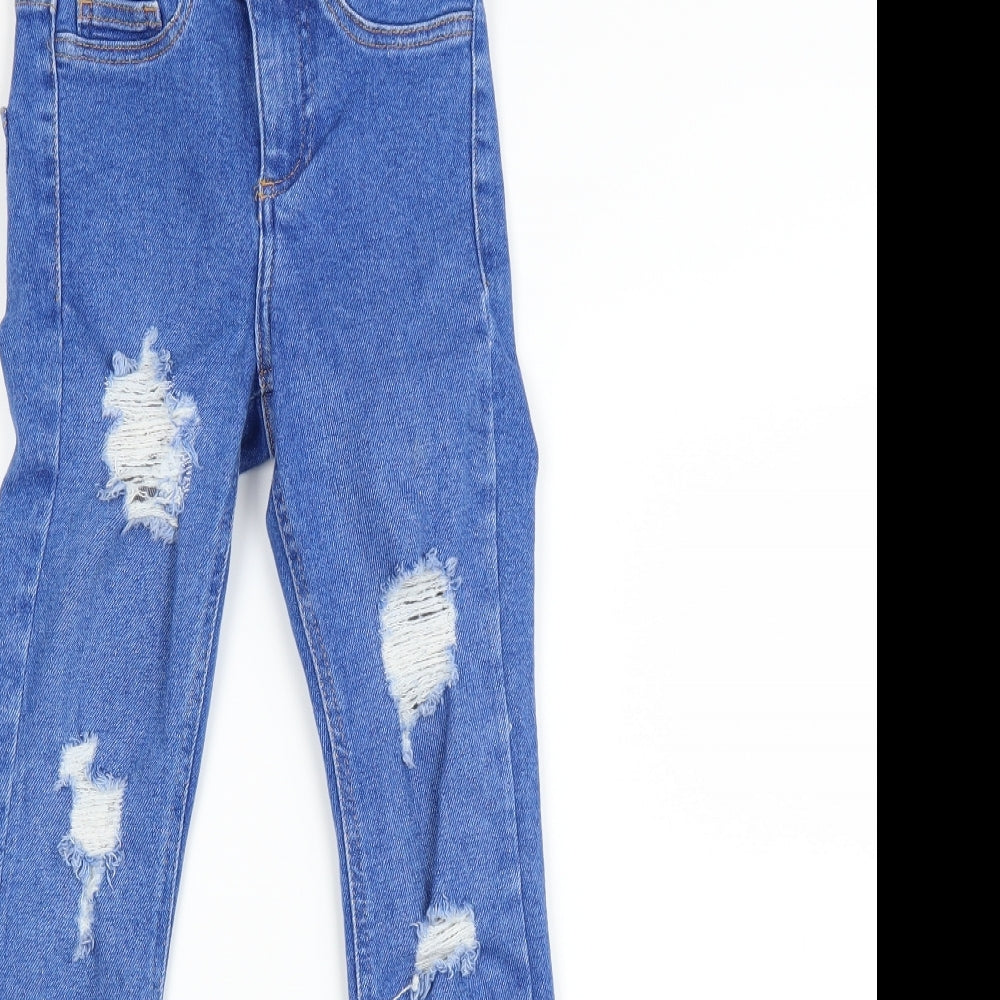 HALLIE Girls Blue   Straight Jeans Size 10 Years