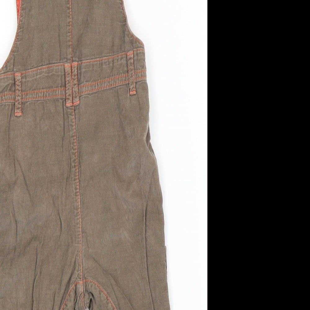Tu  Boys Brown   Dungaree One-Piece Size 12-18 Months