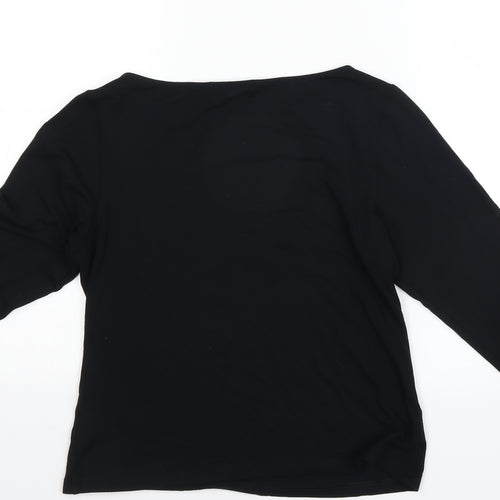 Marks and Spencer Womens Black   Basic T-Shirt Size 14