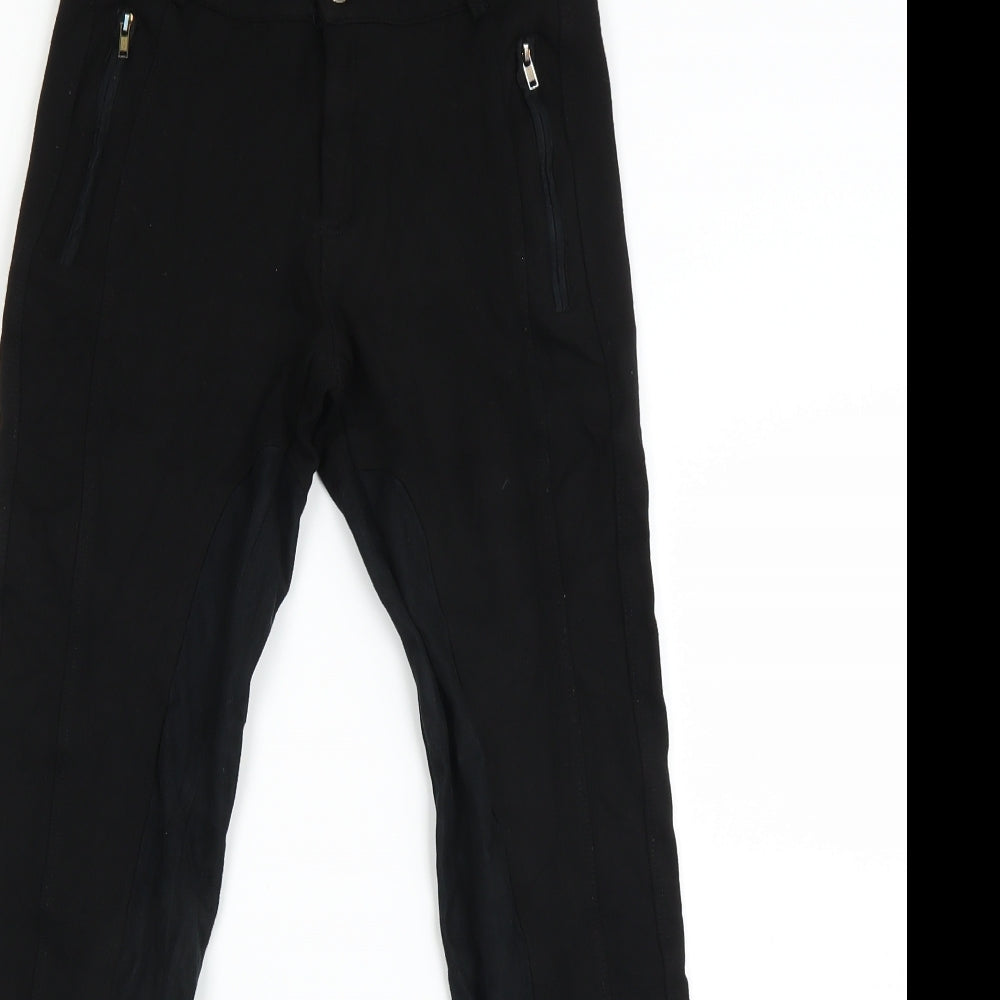 Zara Womens Black   Jogger Trousers Size 6 L24 in