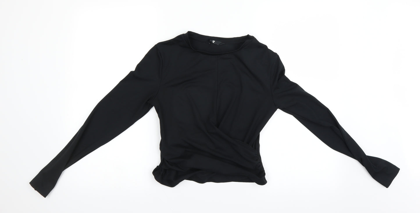 Very Womens Black   Basic T-Shirt Size 6