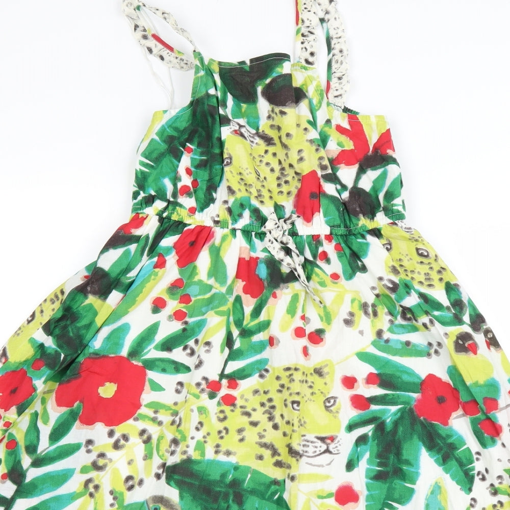 George Girls Multicoloured Floral  A-Line  Size 9-10 Years