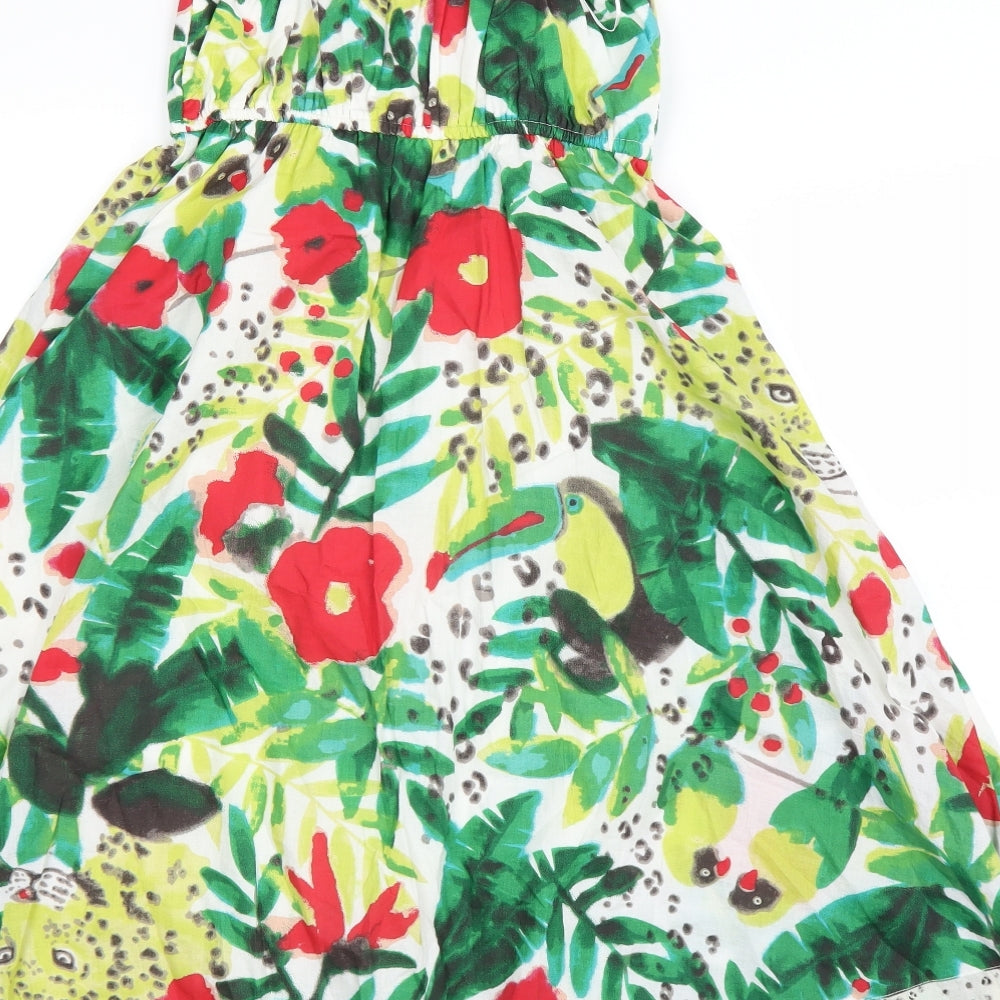 George Girls Multicoloured Floral  A-Line  Size 9-10 Years