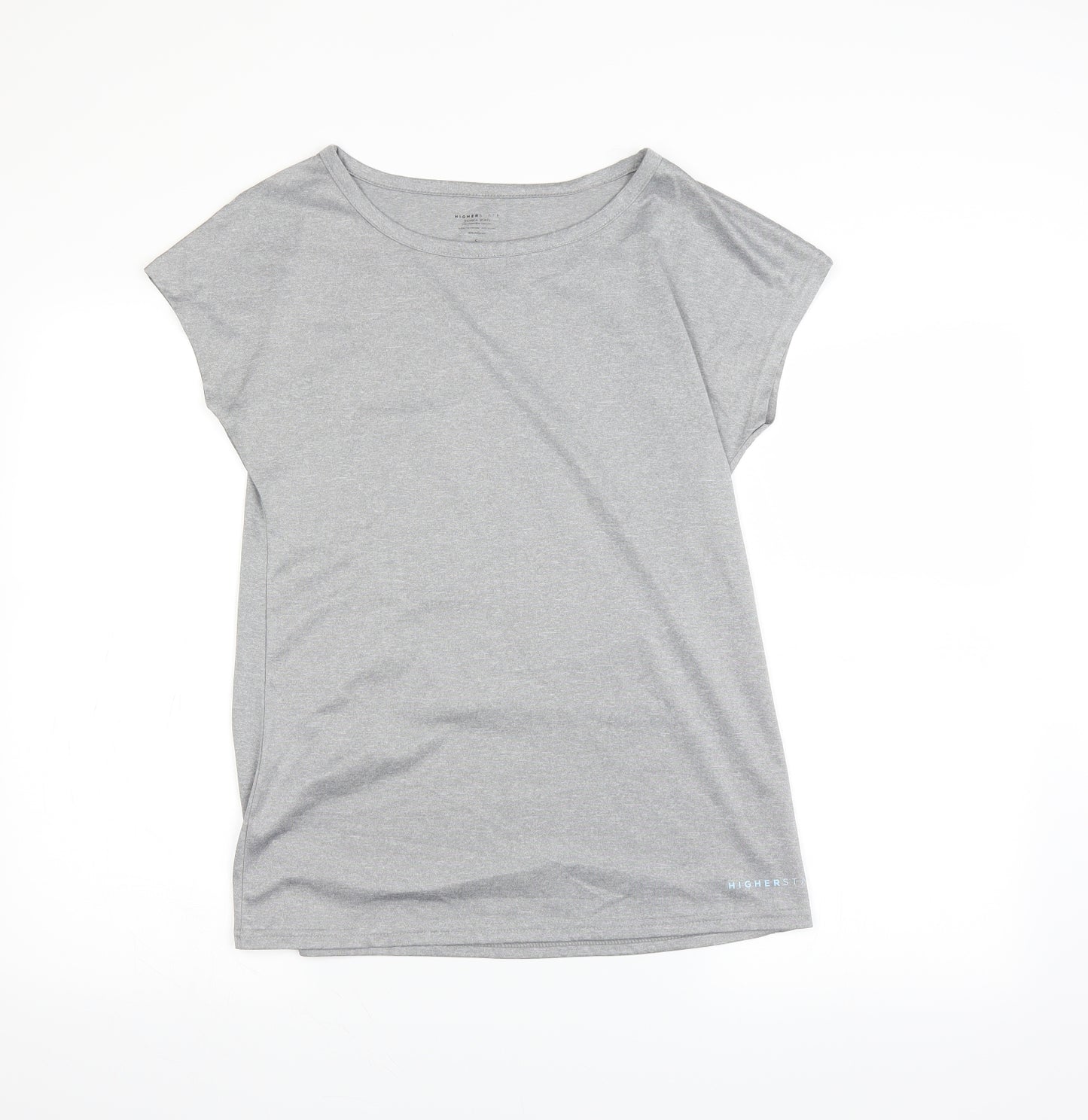 higherst Womens Silver   Basic T-Shirt Size 6