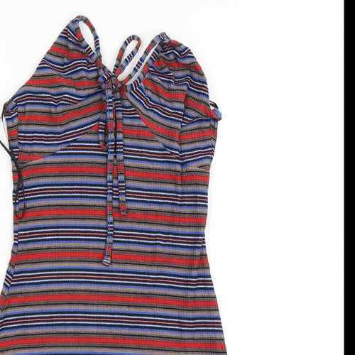 Urban Outfitters Womens Multicoloured Striped  Slip Dress  Size 6