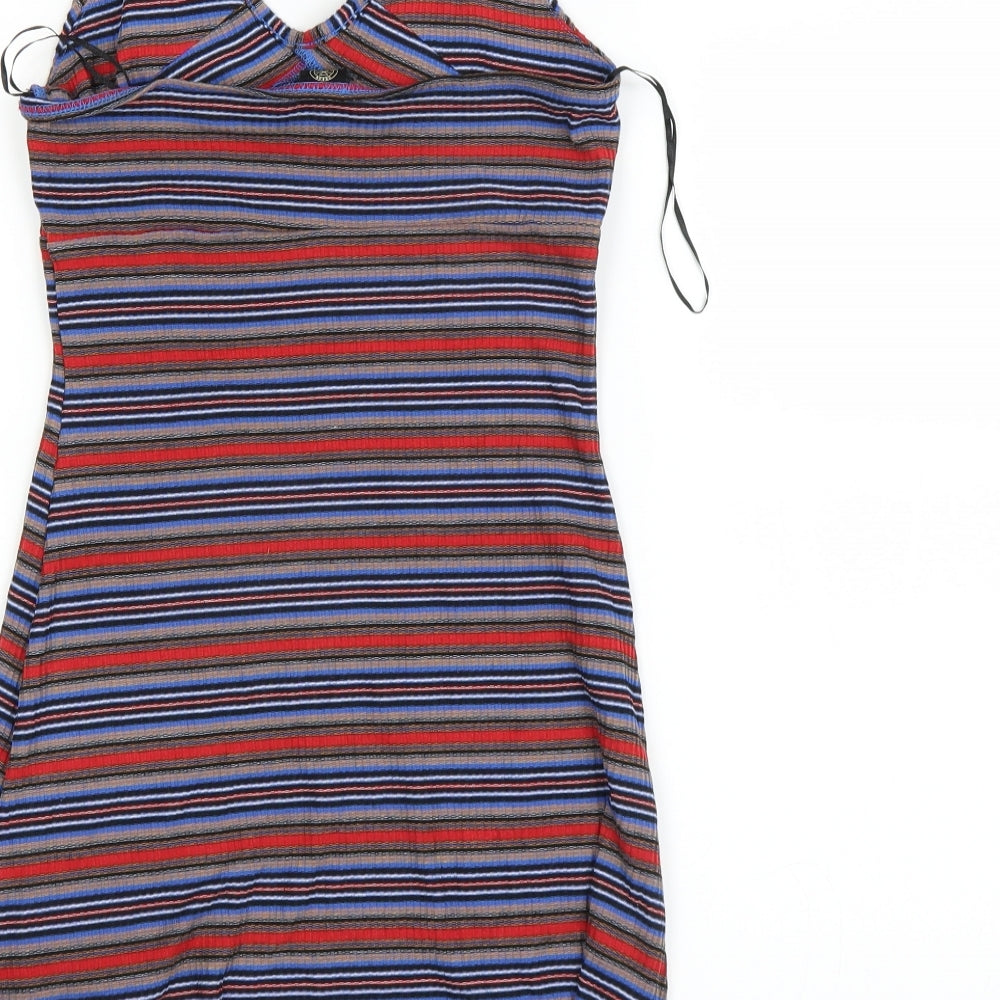 Urban Outfitters Womens Multicoloured Striped  Slip Dress  Size 6
