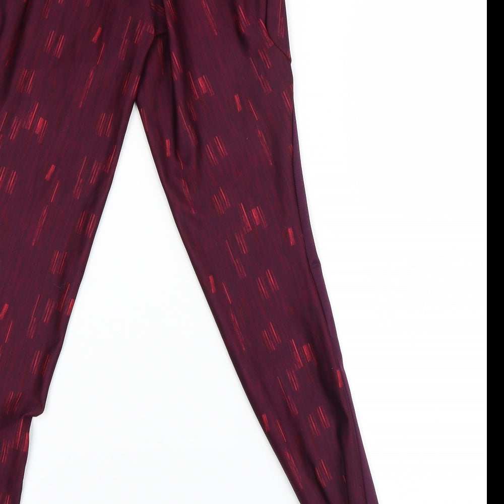 DECATHLON Womens Purple   Jegging Leggings Size 8 L25 in