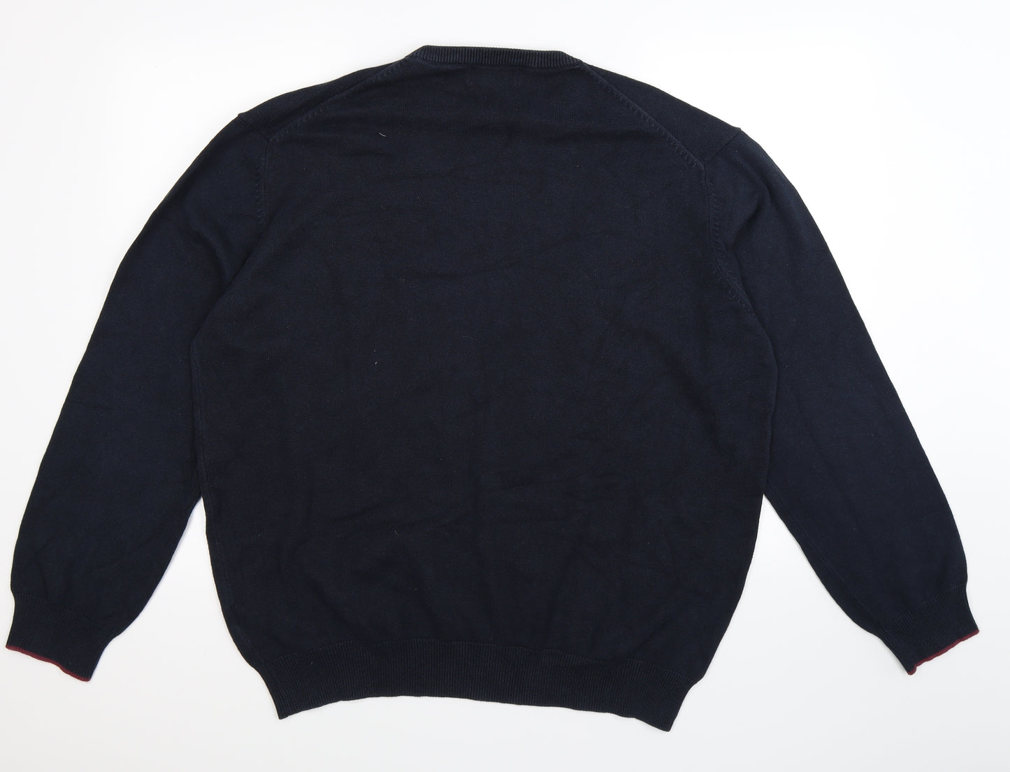 Blue Harbour Mens Blue  Knit Pullover Jumper Size XL