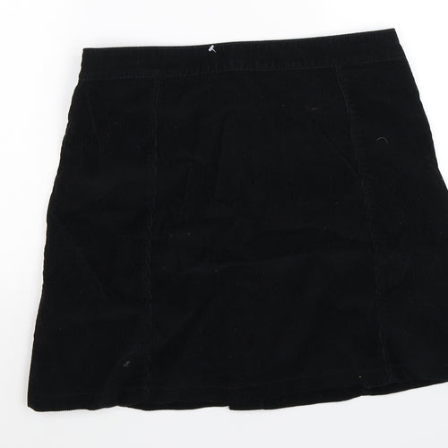 F&F Womens Beige Striped Corduroy A-Line Skirt Size 10