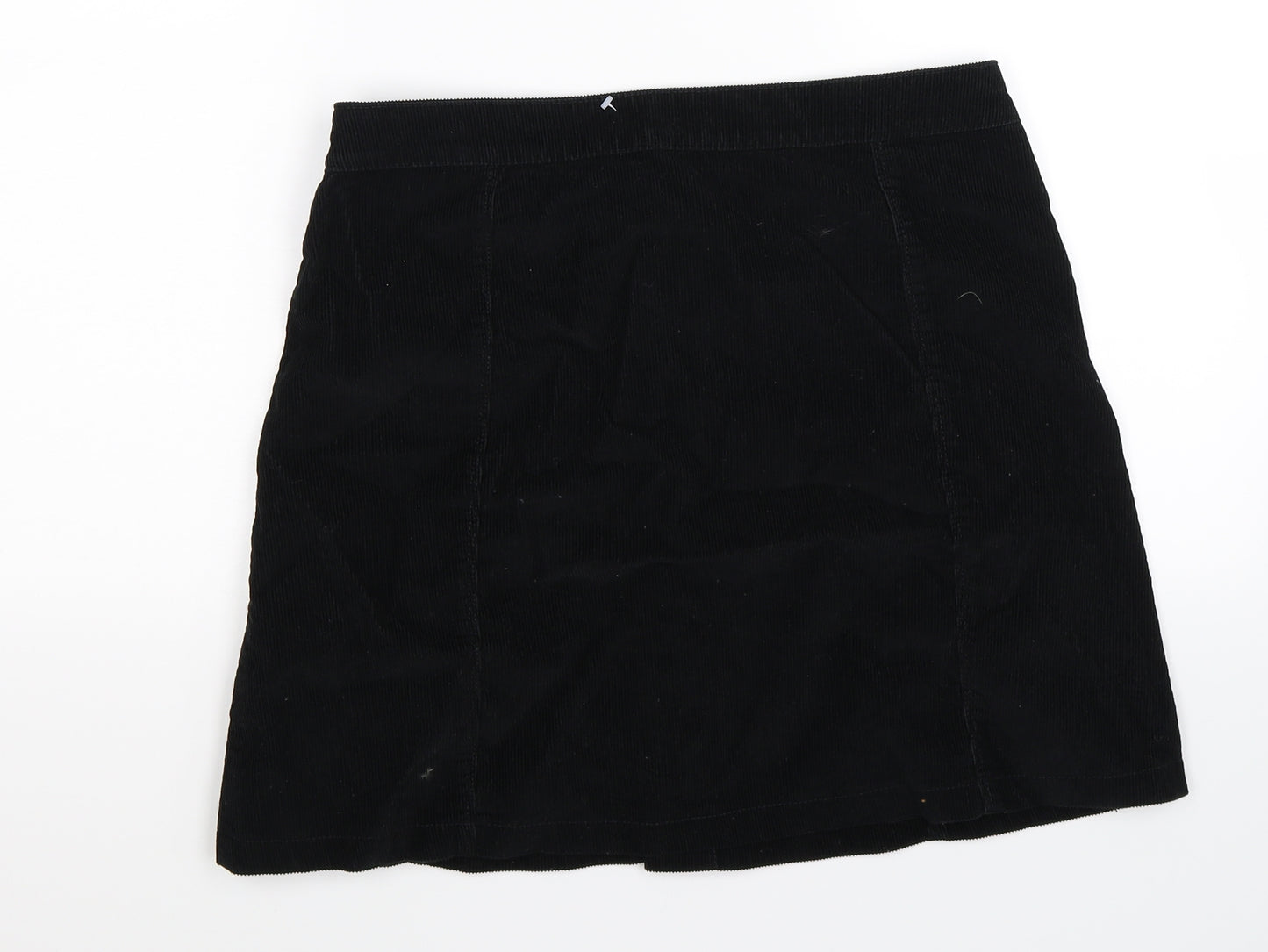 F&F Womens Beige Striped Corduroy A-Line Skirt Size 10