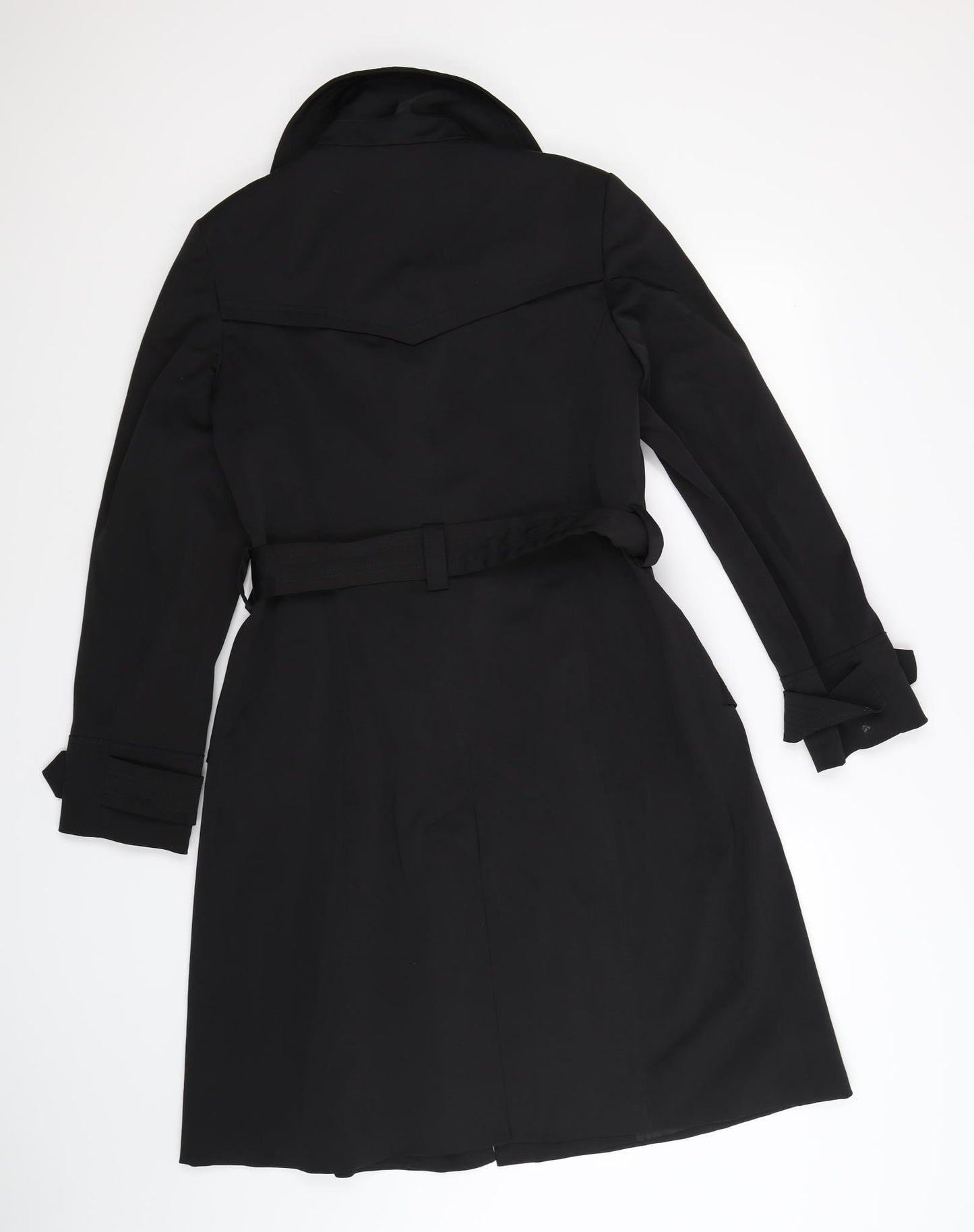 F&F Womens Black   Trench Coat Coat Size 12