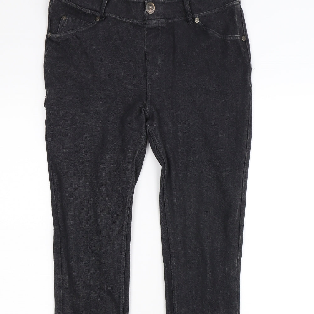goldigga Womens Black   Jegging Leggings Size 10 L27 in