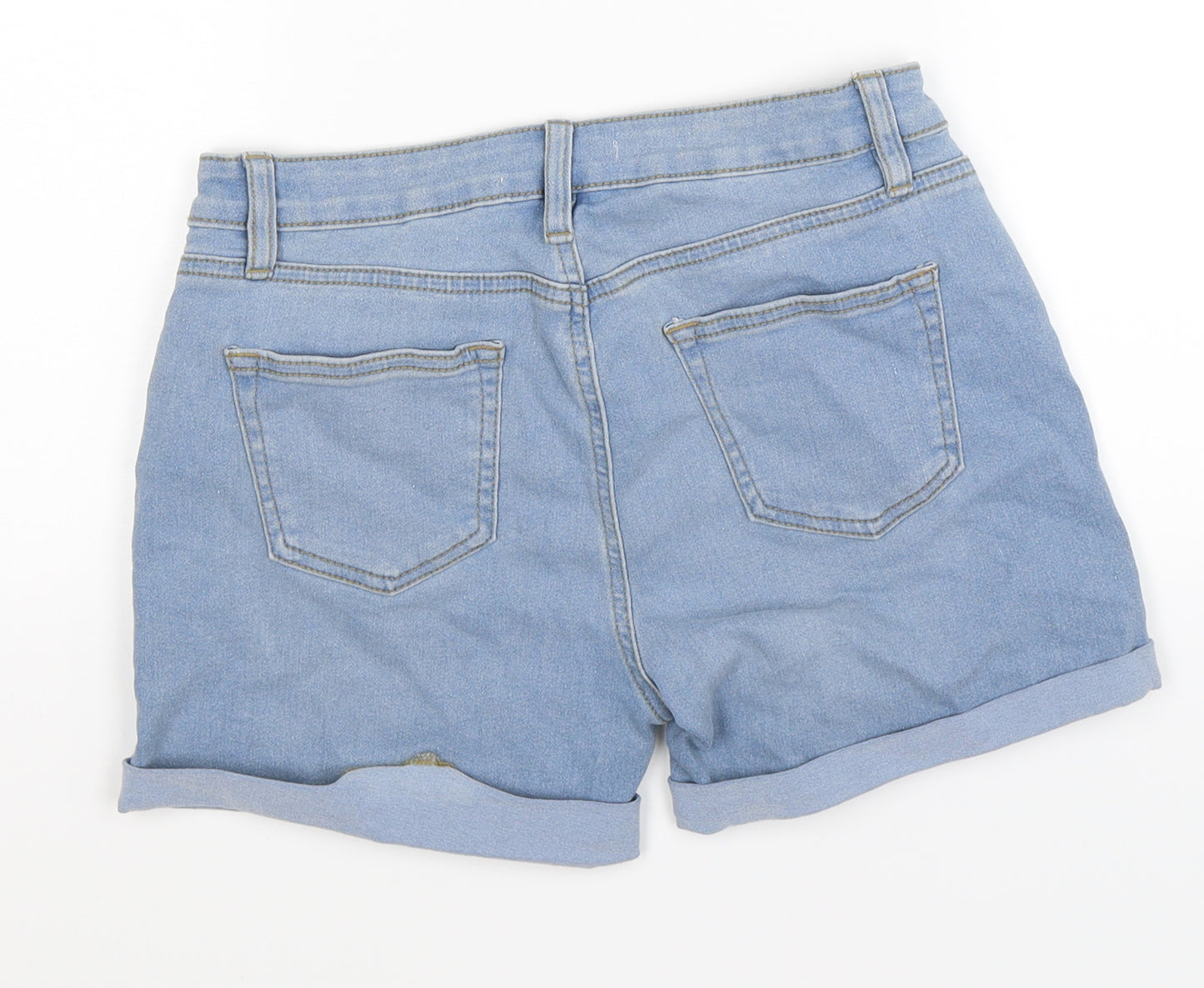 denim co Womens Blue  Denim Hot Pants Shorts Size 10