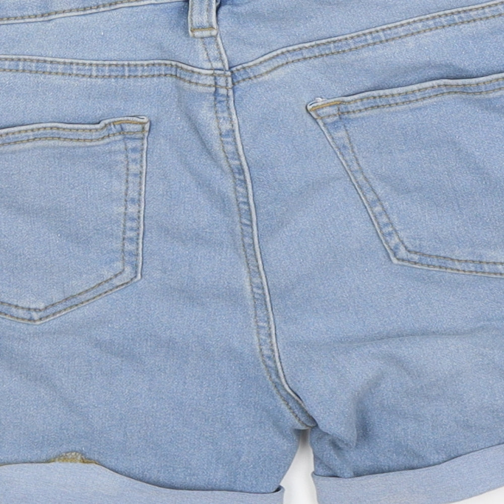 denim co Womens Blue  Denim Hot Pants Shorts Size 10