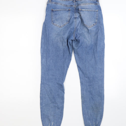 denim co Womens Blue  Denim Skinny Jeans Size 12 L26 in