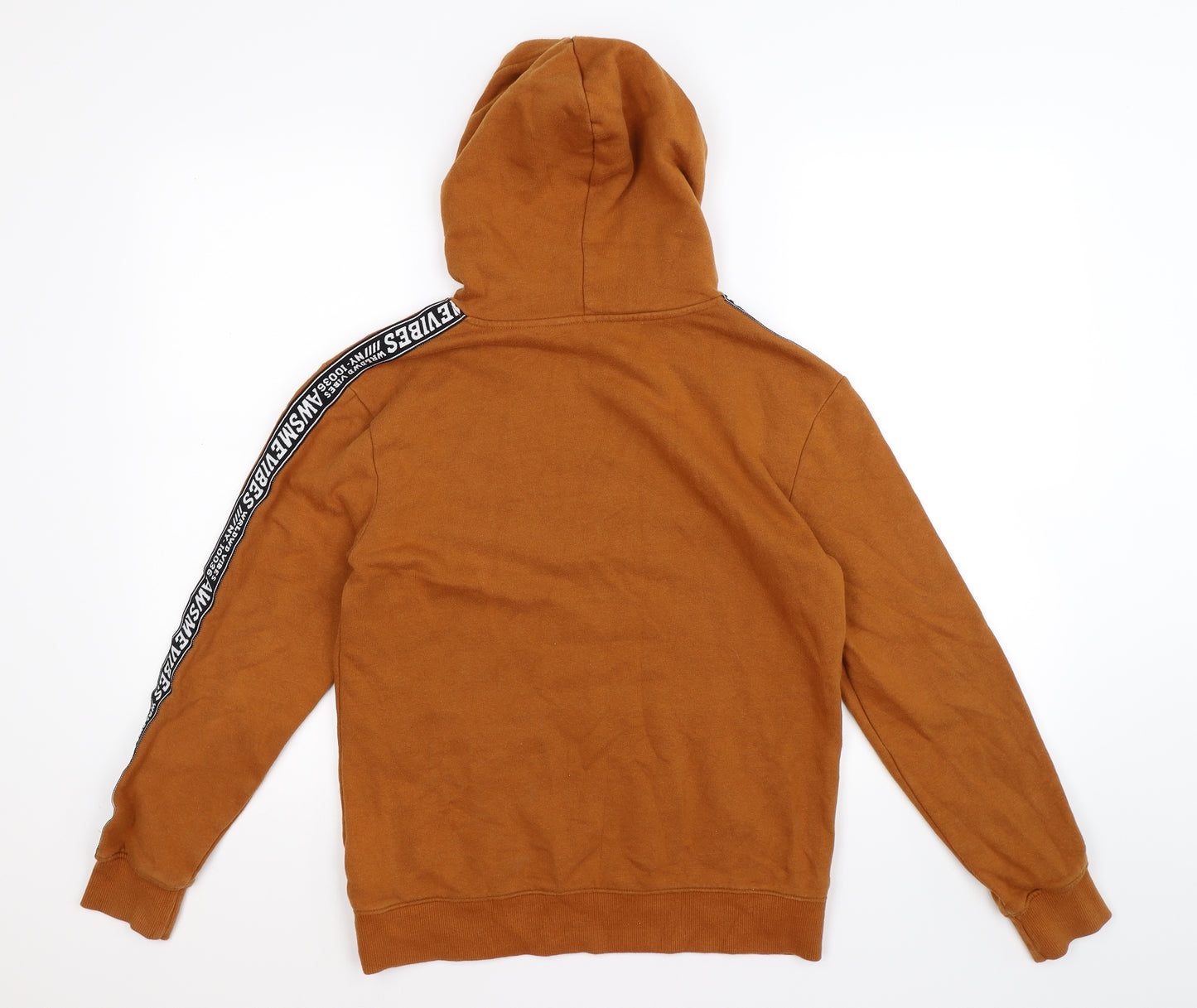 H&M Boys Brown  Jersey Pullover Hoodie Size 12-13 Years  - brooklyn