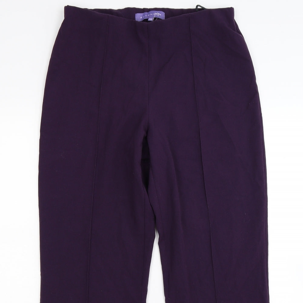 Autonomy Womens Purple   Trousers  Size 10 L27 in