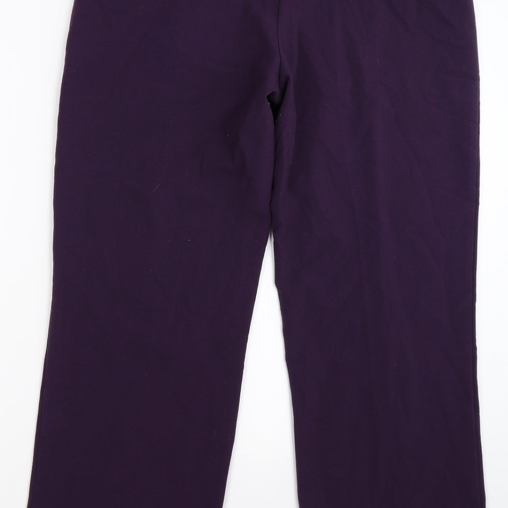 Autonomy Womens Purple   Trousers  Size 10 L27 in