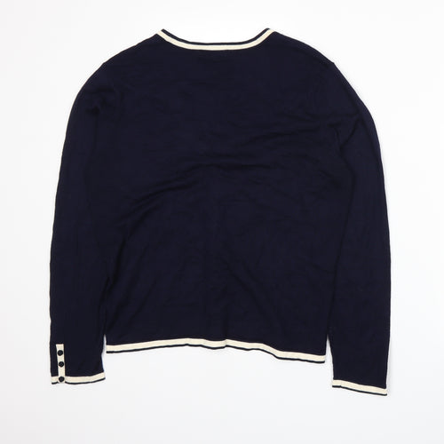 Marks and Spencer Womens Blue   Cardigan Jumper Size 16