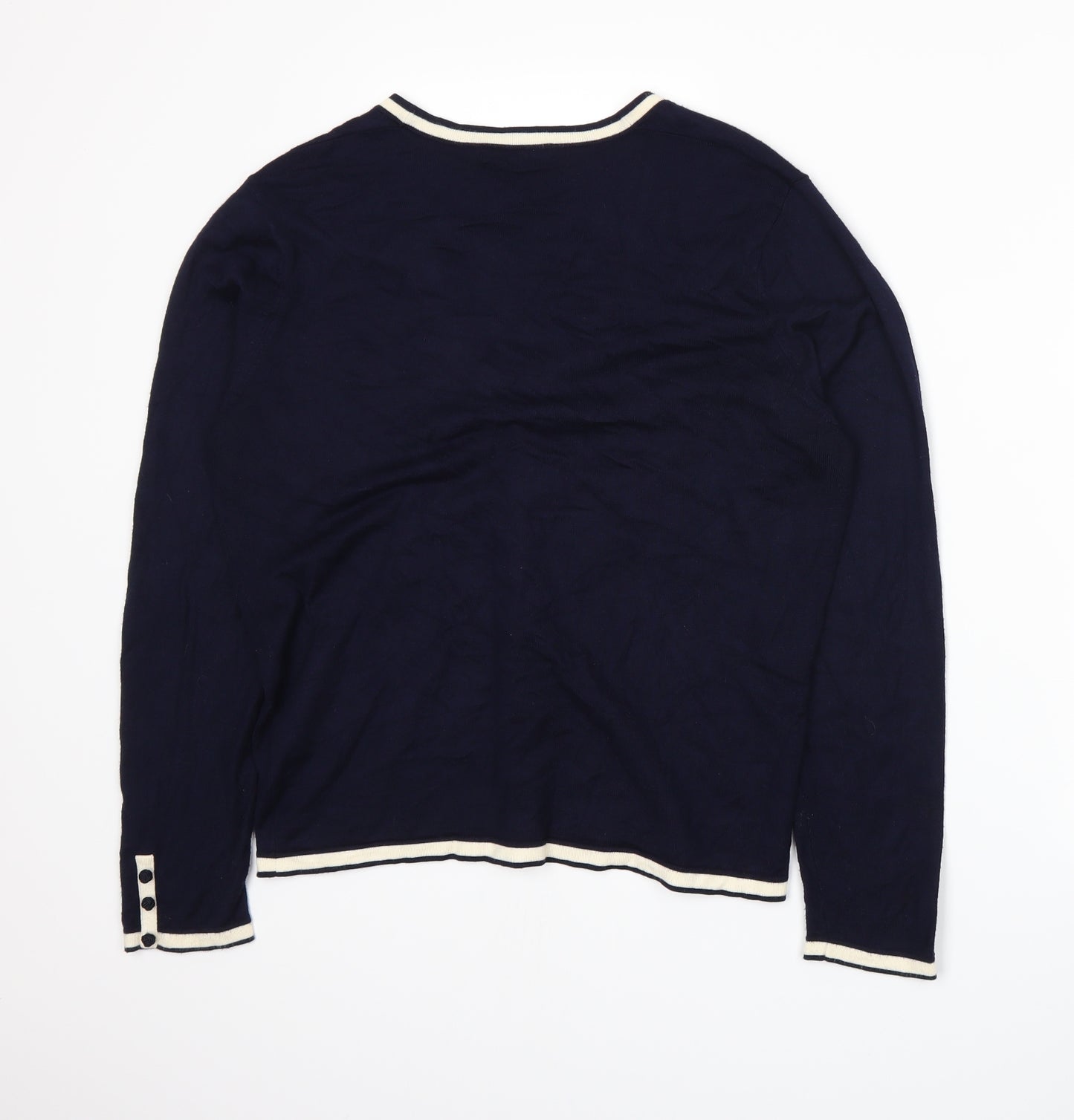 Marks and Spencer Womens Blue   Cardigan Jumper Size 16