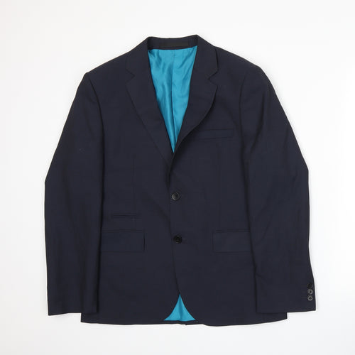 Marks and Spencer Mens Blue   Jacket Suit Jacket Size M