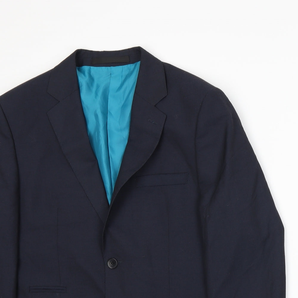 Marks and Spencer Mens Blue   Jacket Suit Jacket Size M