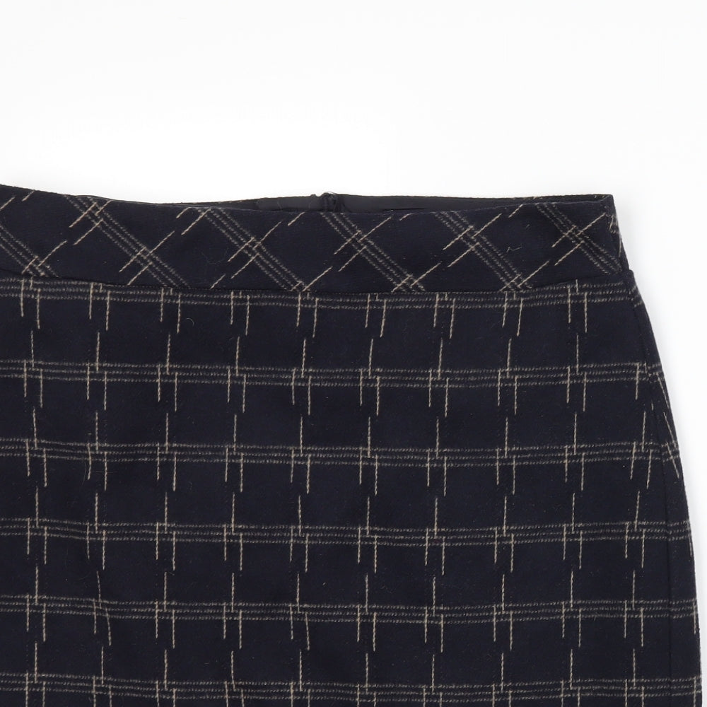 Marks and Spencer Womens Blue   A-Line Skirt Size 16