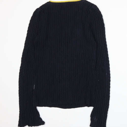 NEXT Womens Blue  Knit Pullover Jumper Size 8