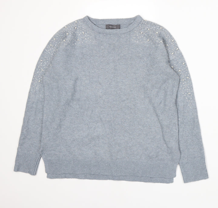 Primark Womens Blue  Knit Pullover Jumper Size 10