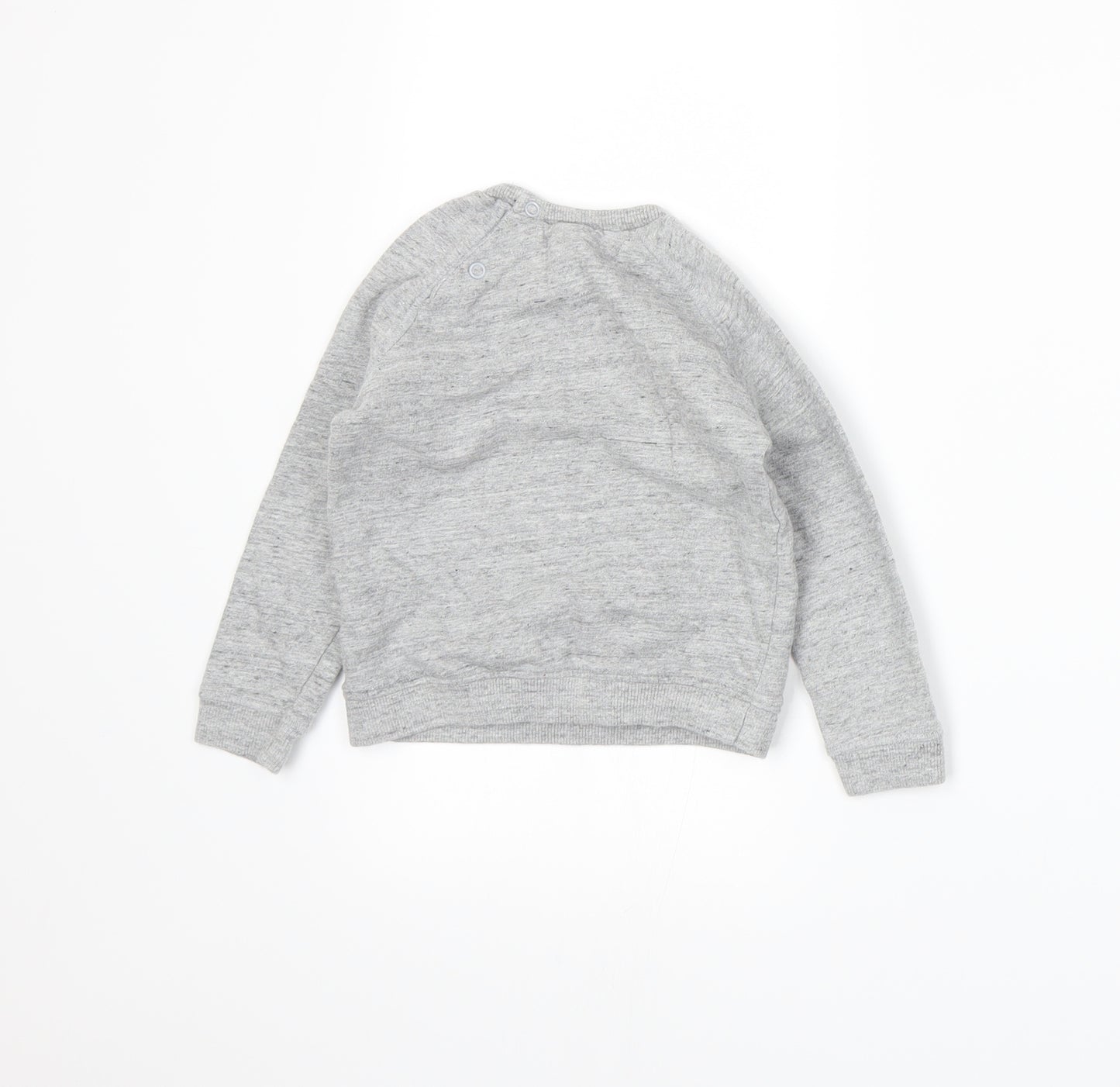 F&F Boys Grey  Jersey  Pyjama Top Size 3-4 Years