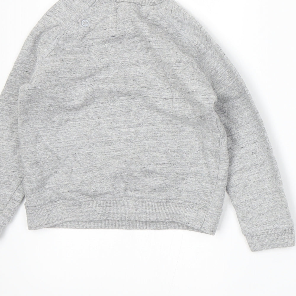 F&F Boys Grey  Jersey  Pyjama Top Size 3-4 Years