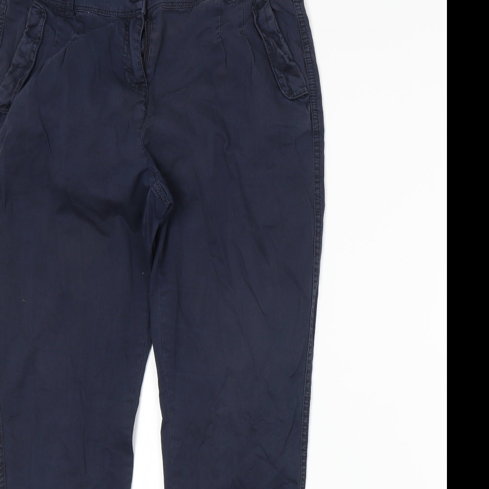 Dorothy Perkins Womens Blue   Trousers  Size 10 L27 in