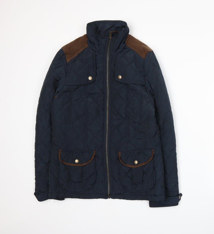 Atmosphere Womens Blue   Quilted Jacket Size 10