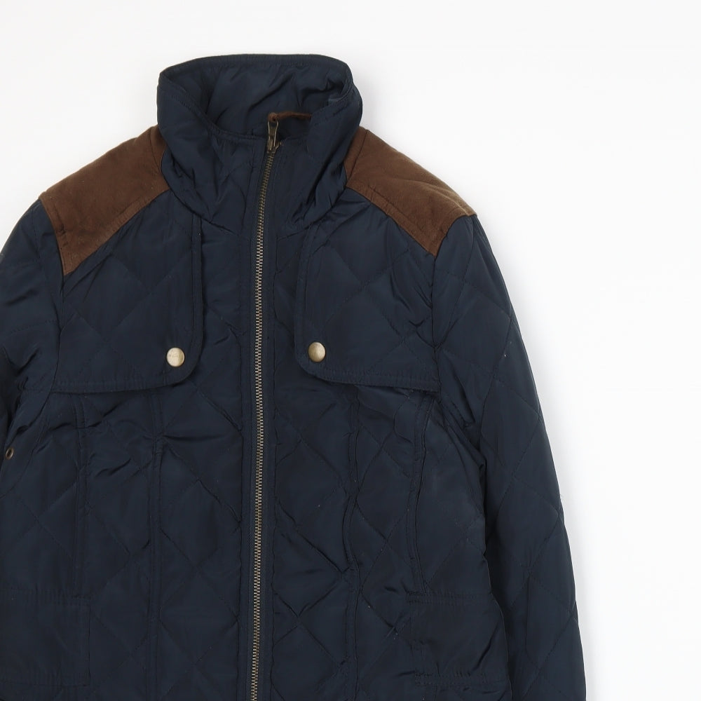Atmosphere Womens Blue   Quilted Jacket Size 10