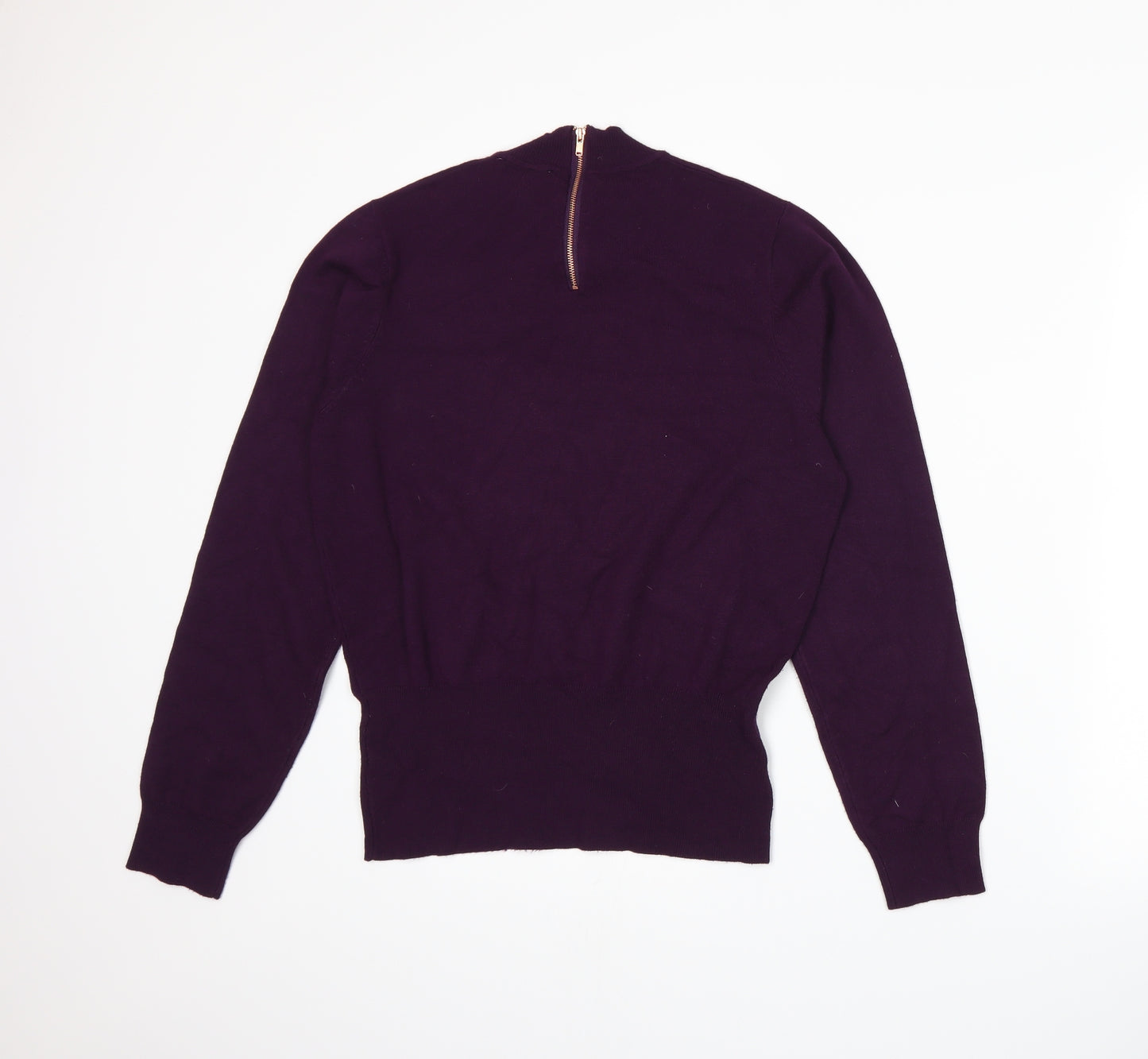 Linea Womens Purple  Knit Pullover Jumper Size M