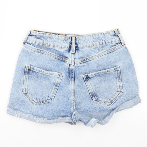 New Look Girls Blue  Denim Hot Pants Shorts Size 11 Years